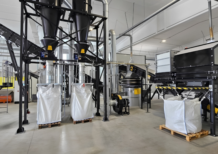 The new FOR REC plant for recycling end-of-life photovoltaic panels